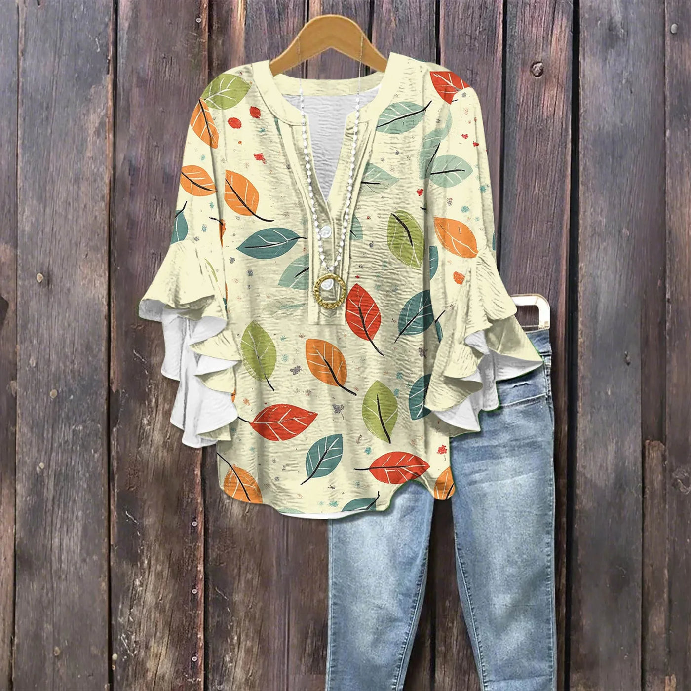Silk blouse "Market Stroll" – Fresh & feminine