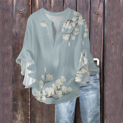 Silk blouse "Garden Party" – Timeless & chic