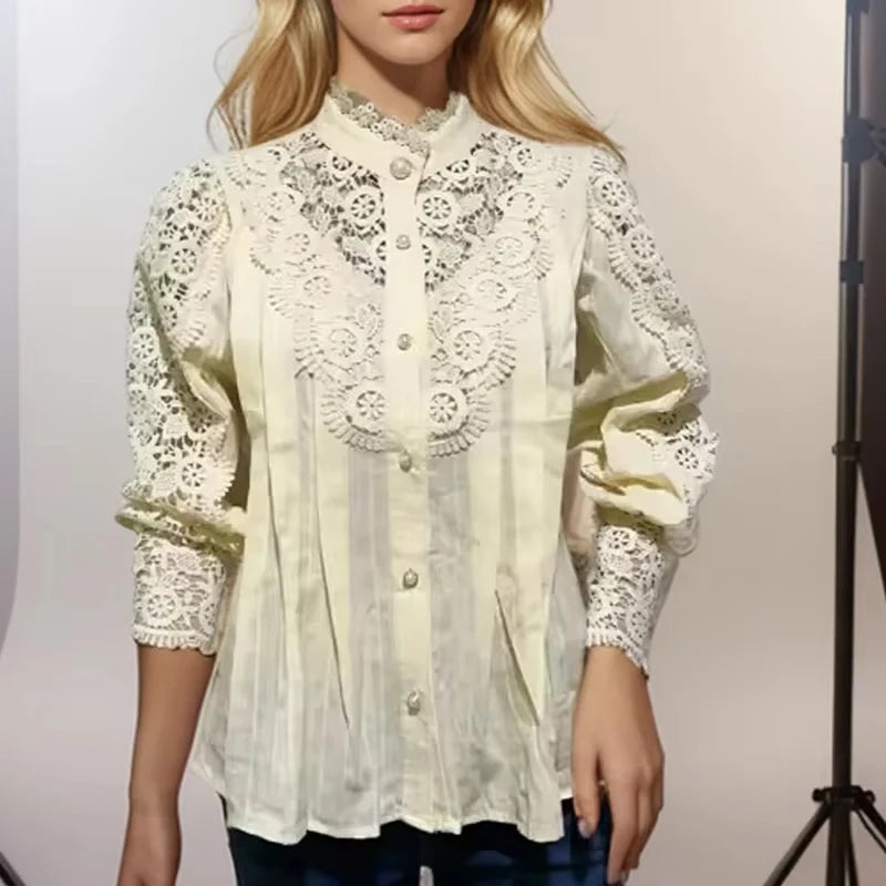 Lace blouse "Garden Party" – Elegant & refined
