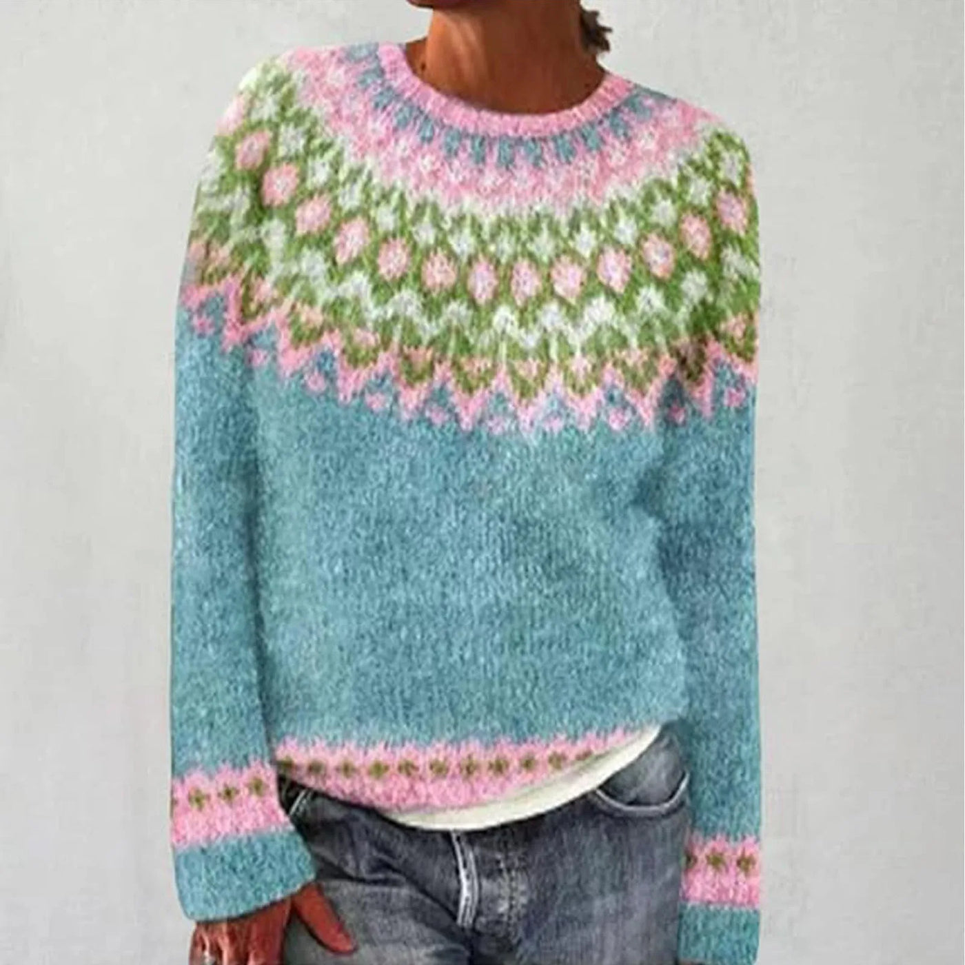 Cotton sweater "Friends Catch-Up" – Soft & sophisticated