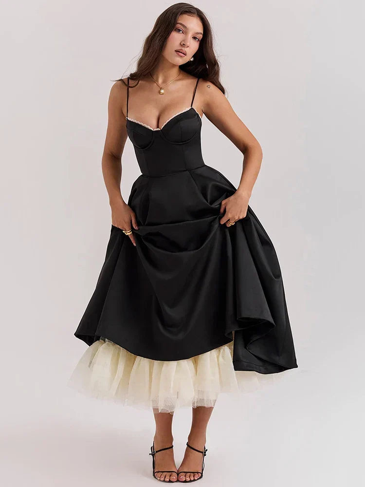 Silk dress "Garden Party" – Timeless & chic