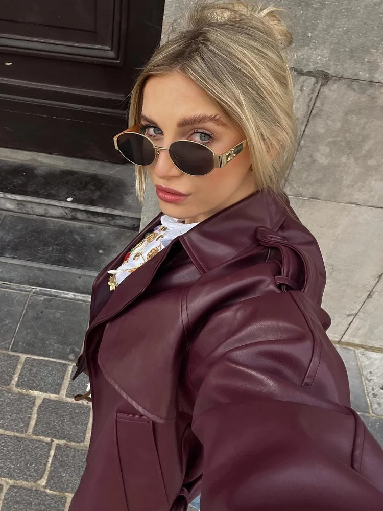 Leather jacket "City Rooftop" – Timeless & chic