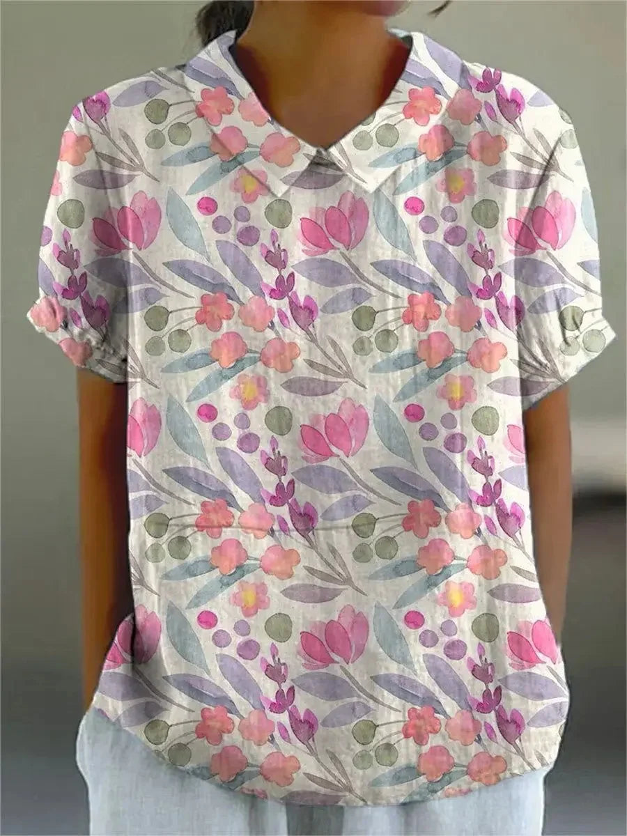 Silk dress "Family BBQ" – Elegant & refined