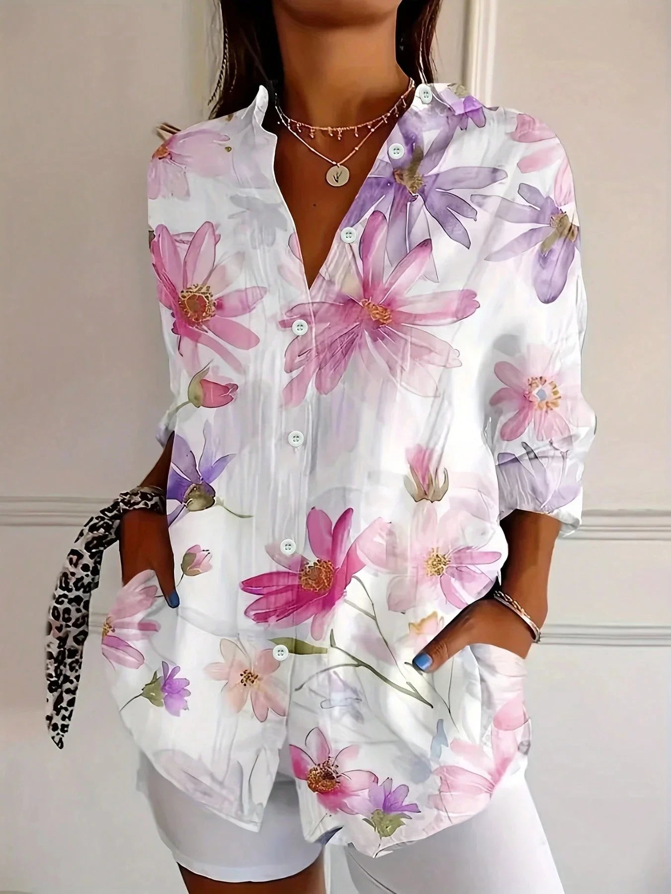 Linen top "Garden Party" – Fresh & feminine