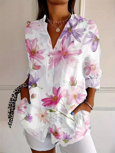 Linen top "Garden Party" – Fresh & feminine