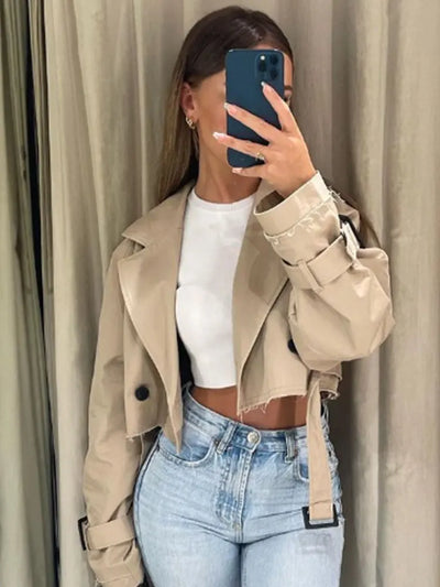 Cropped jacket "Weekend Getaway" – Chic & casual