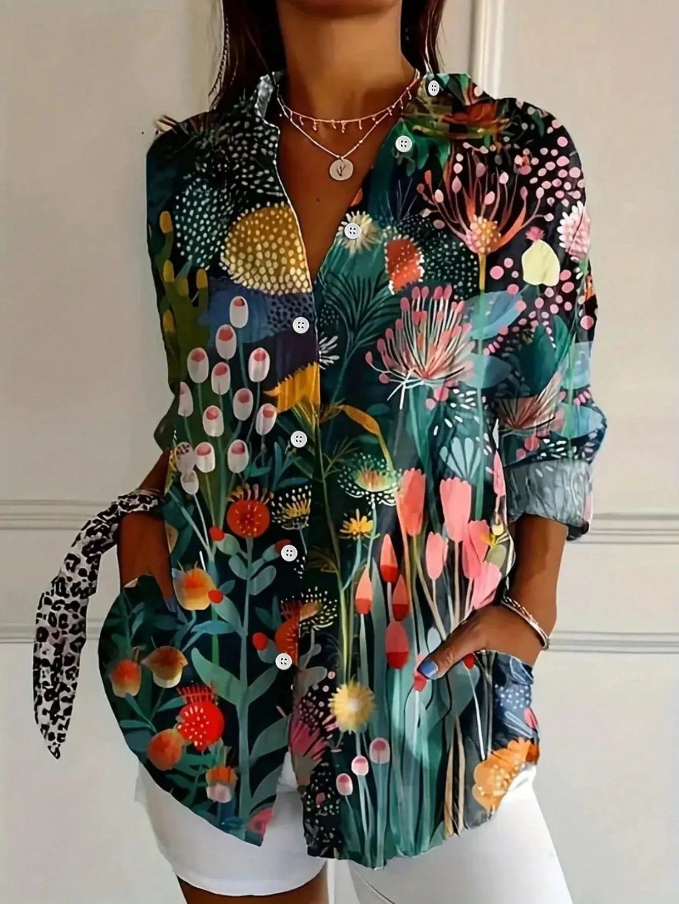 Linen top "Garden Party" – Fresh & feminine