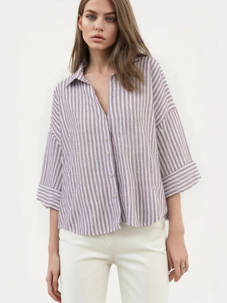 Thin knitted shirt "Garden Party" – Fresh & feminine