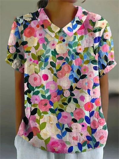 Silk dress "Family BBQ" – Elegant & refined