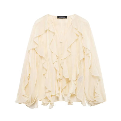 Sheer blouse "Sunday Picnic" – Fresh & feminine
