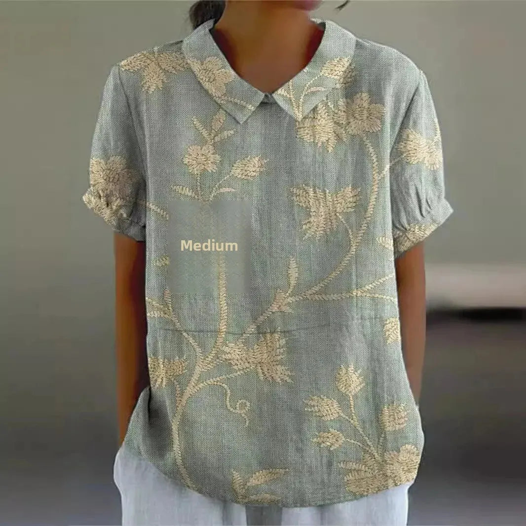 Silk dress "Family BBQ" – Elegant & refined