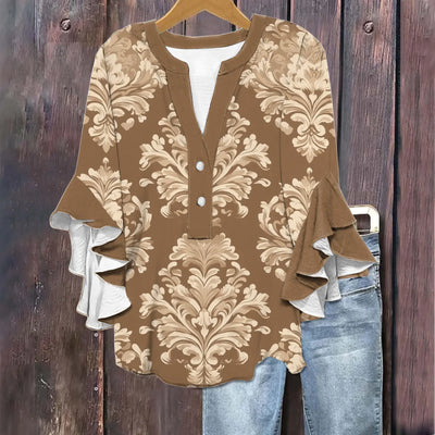 Silk top "Garden Party" – Fresh & feminine