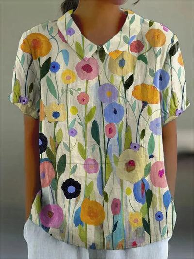 Silk dress "Family BBQ" – Elegant & refined