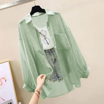 Silk blouse "Garden Party" – Soft & sophisticated