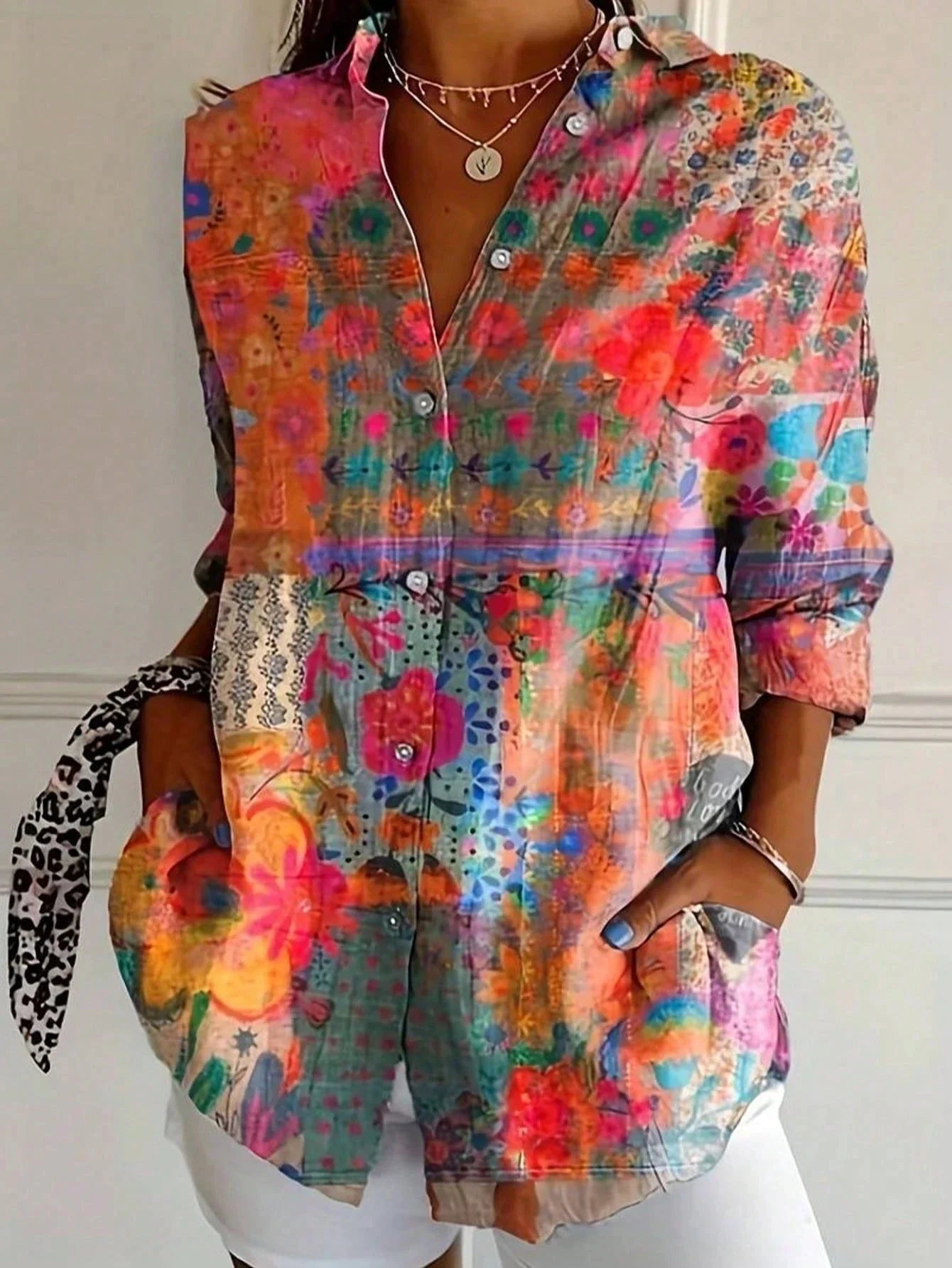 Linen top "Garden Party" – Fresh & feminine