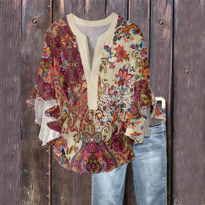 Silk blouse "Garden Party" – Timeless & chic