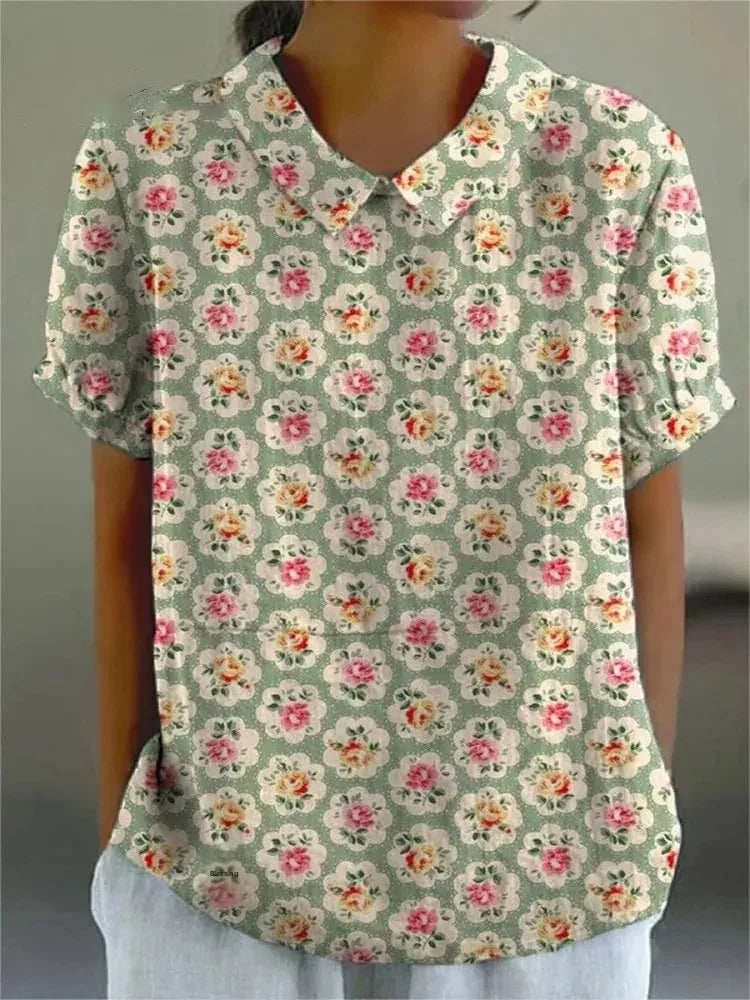 Silk dress "Family BBQ" – Elegant & refined