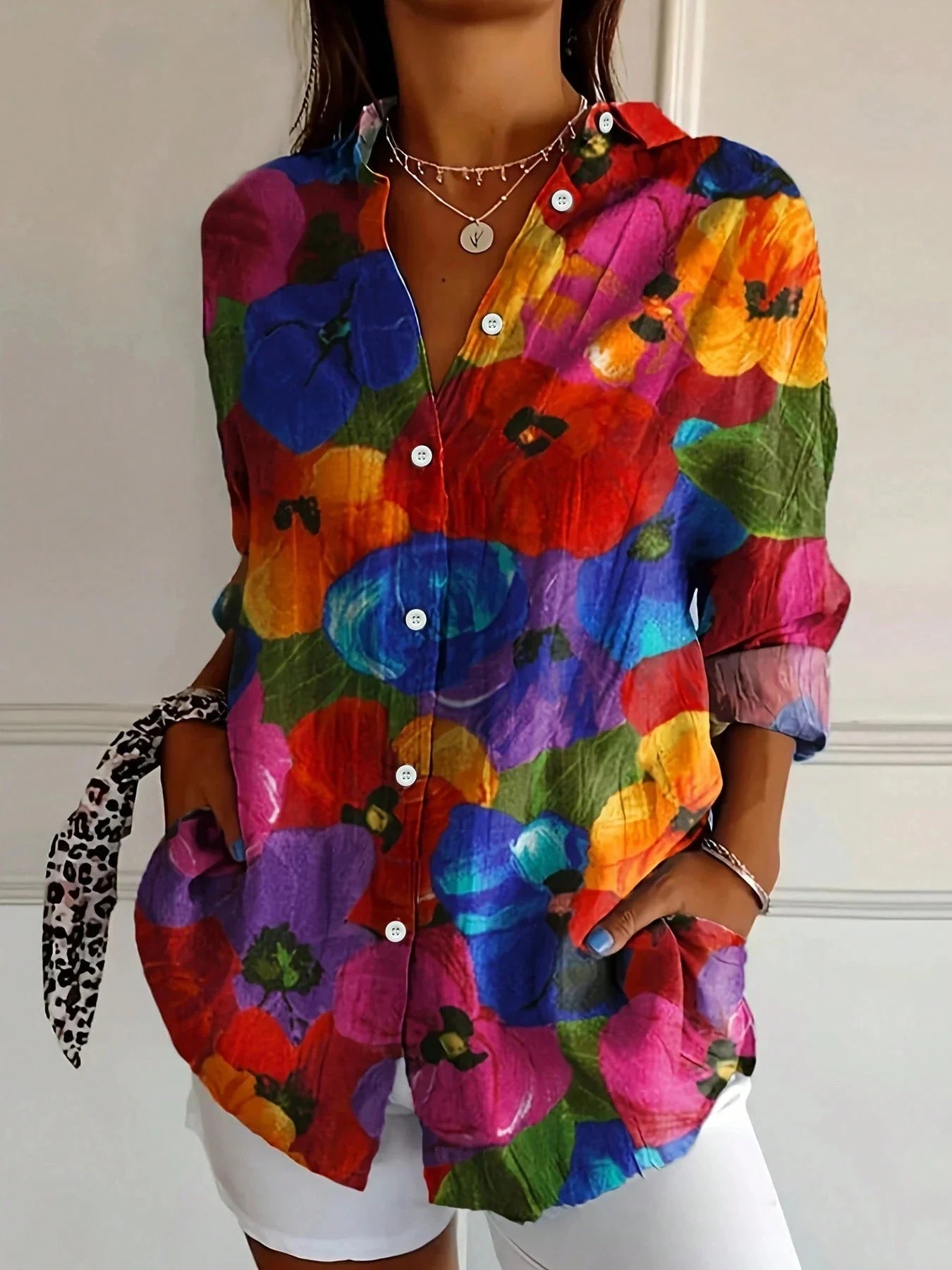 Linen top "Garden Party" – Fresh & feminine