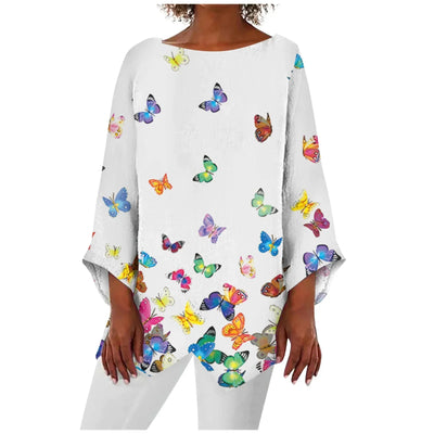 Linen top "Garden Party" – Soft & sophisticated