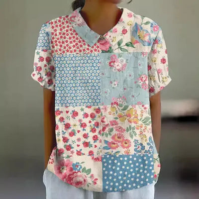 Silk dress "Family BBQ" – Elegant & refined