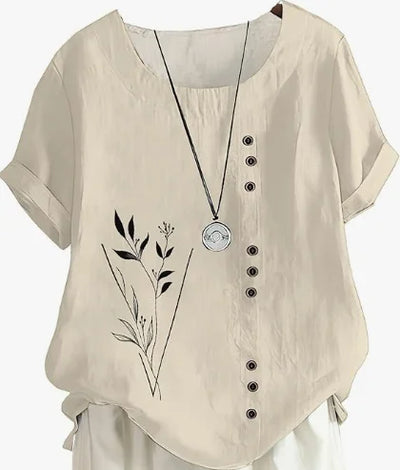 Silk top "Garden Party" – Fresh & feminine