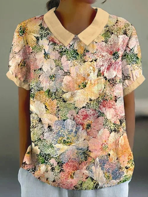 Silk dress "Family BBQ" – Elegant & refined