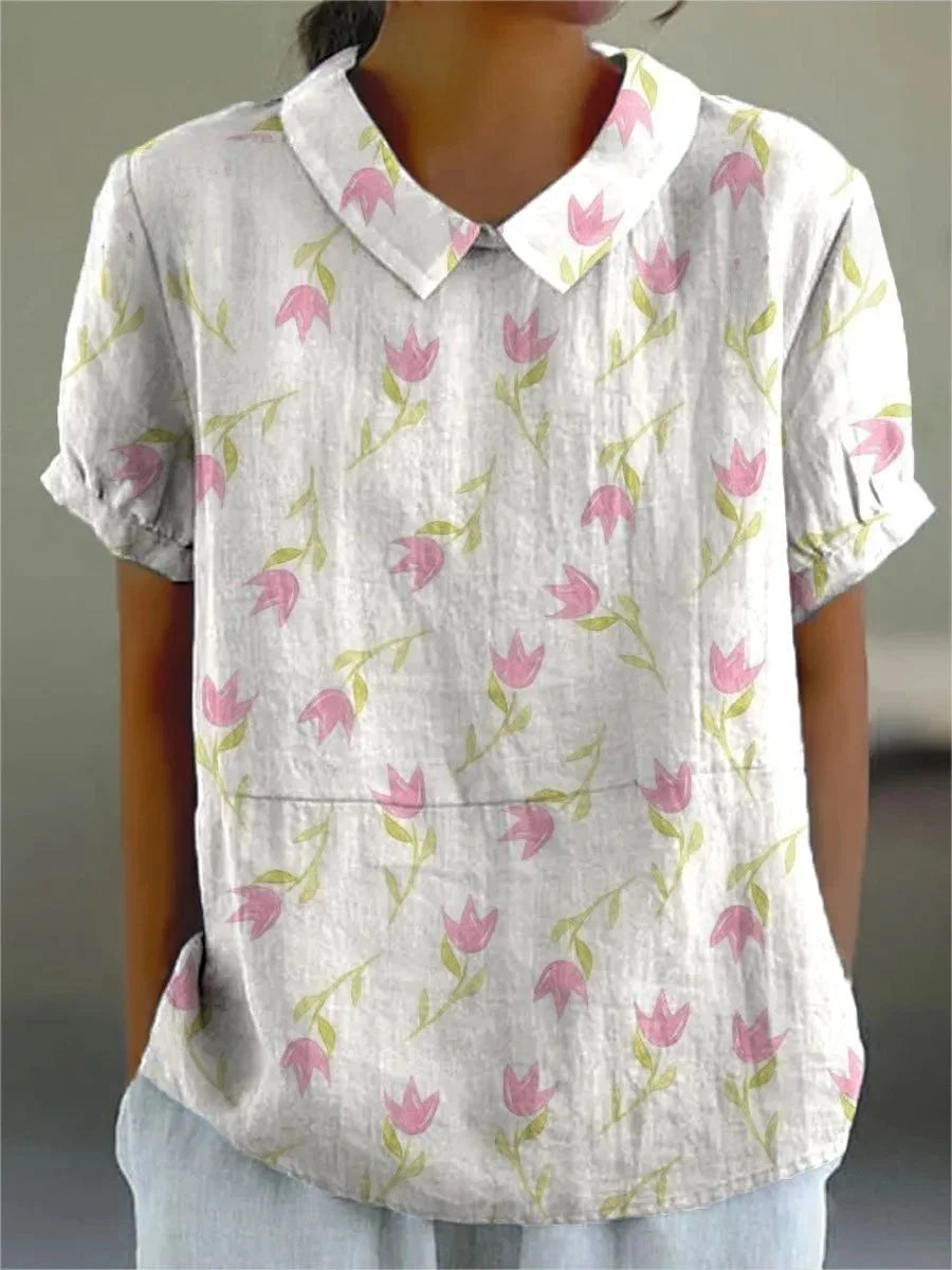 Silk dress "Family BBQ" – Elegant & refined