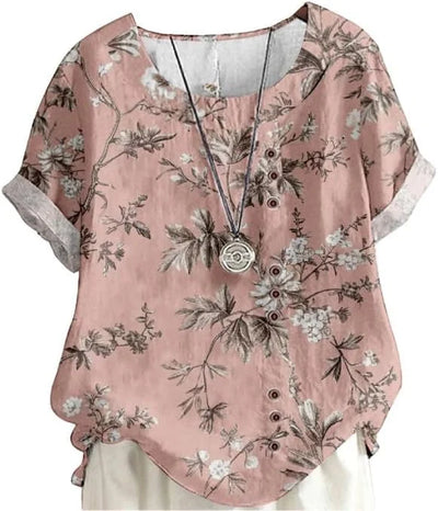 Silk top "Garden Party" – Fresh & feminine