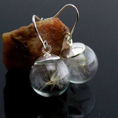 Dandelion silver earrings "Garden Party" – Elegant & refined
