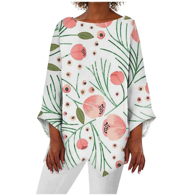 Linen top "Garden Party" – Soft & sophisticated