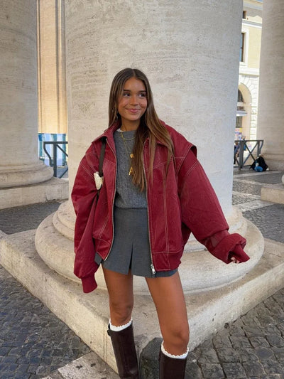 Red jacket "Sunset Soirée" – Elegant & vibrant