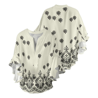 Silk blouse "Garden Party" – Timeless & chic