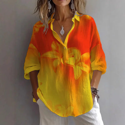 Silk blouse "Garden Party" – Elegant & refined