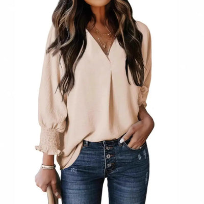 Polyester sweater top "Sunday Picnic" – Soft & sophisticated