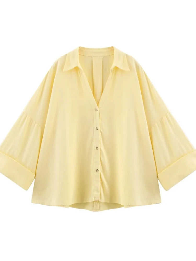 Thin knitted shirt "Garden Party" – Fresh & feminine