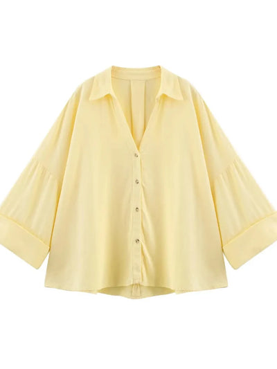 Thin knitted shirt "Garden Party" – Fresh & feminine