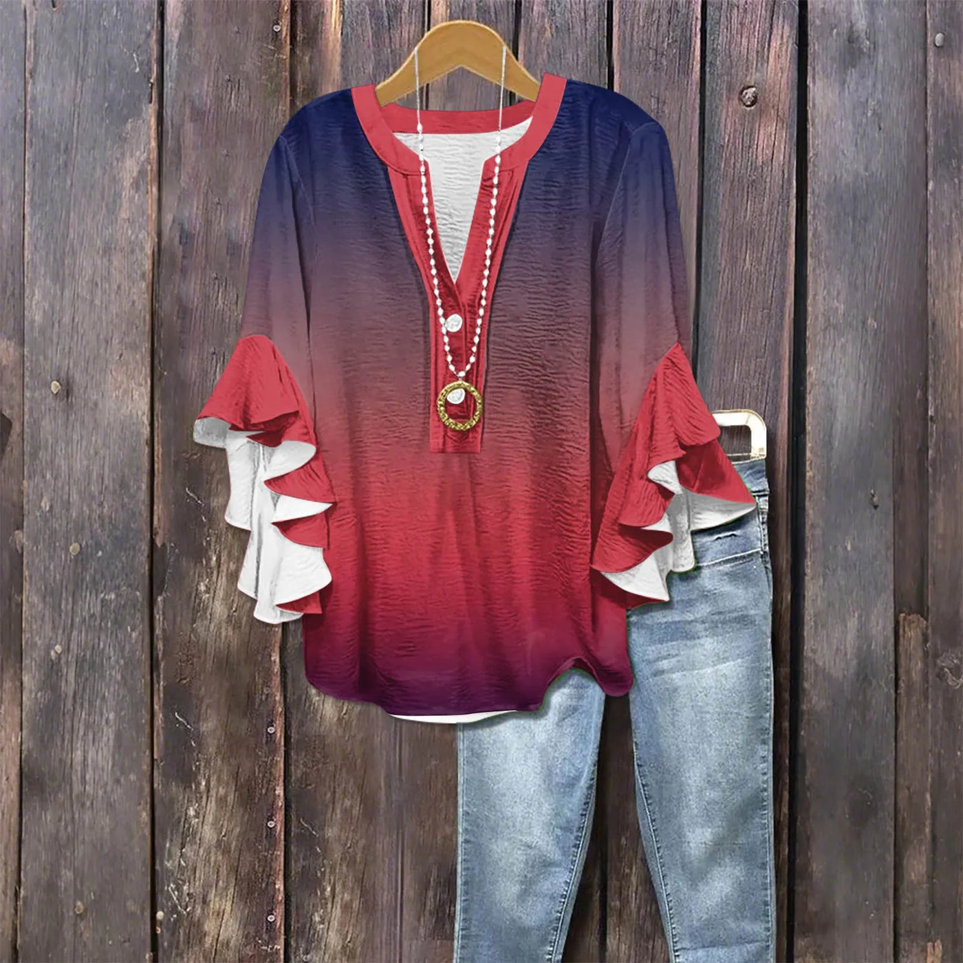 Silk blouse "Garden Party" – Soft & sophisticated
