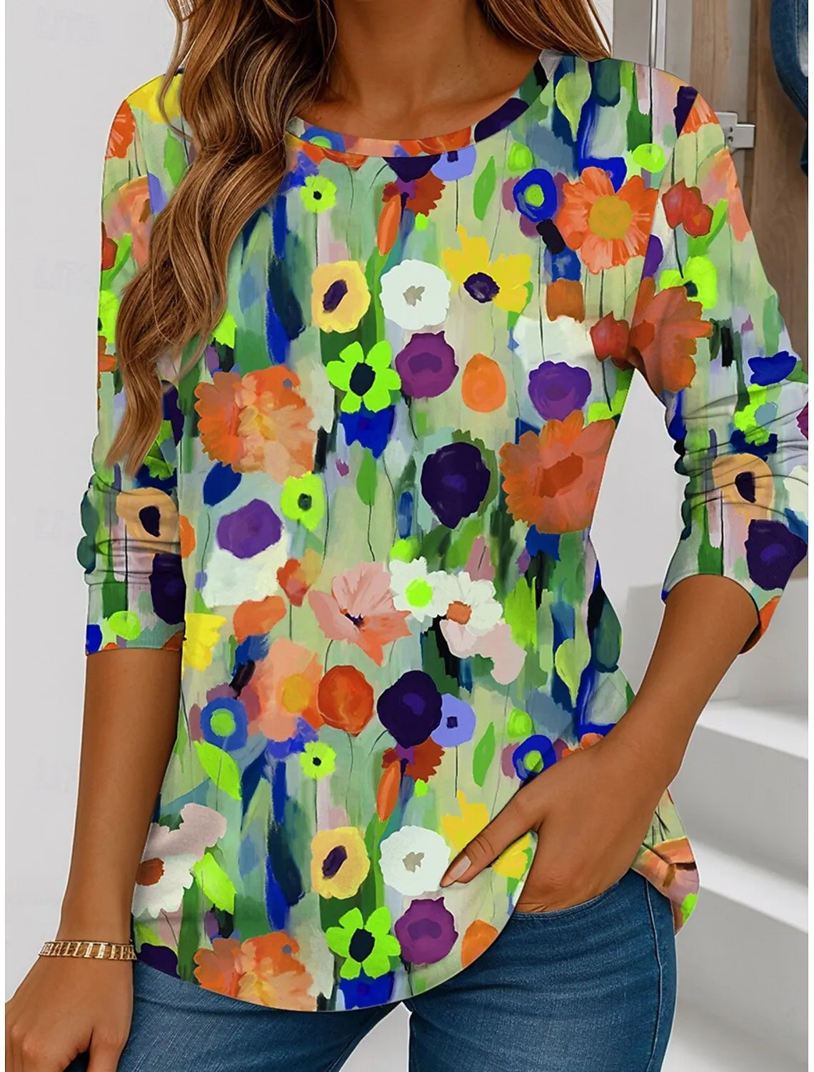 Linen top "Garden Party" – Soft & sophisticated