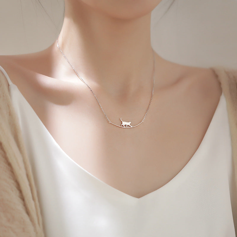 Silver necklace "Sunday Picnic" – Charming & playful