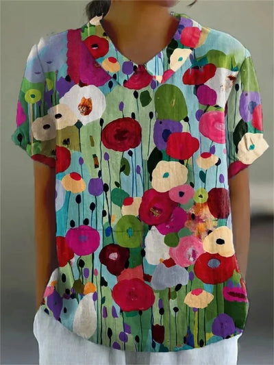 Silk dress "Family BBQ" – Elegant & refined