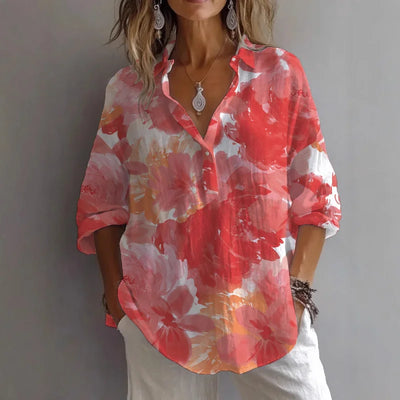 Silk blouse "Garden Party" – Elegant & refined