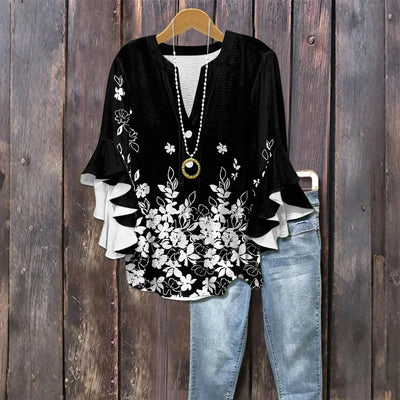 Silk blouse "Market Stroll" – Fresh & feminine