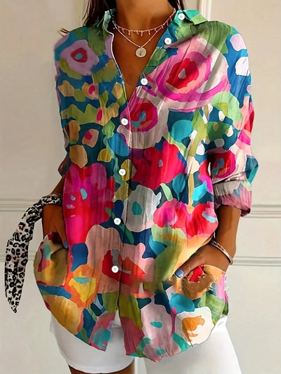 Linen top "Garden Party" – Fresh & feminine
