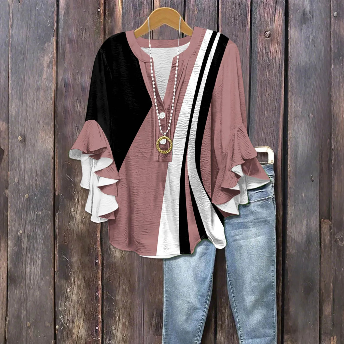 Silk blouse "Garden Party" – Soft & sophisticated