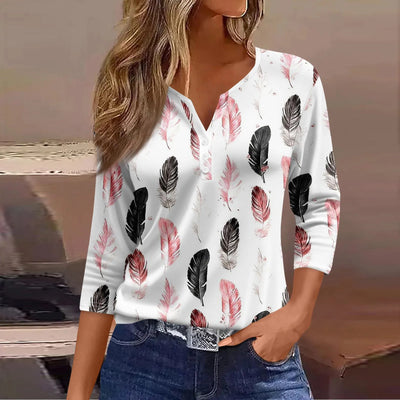 Silk top "Garden Party" – Soft & sophisticated