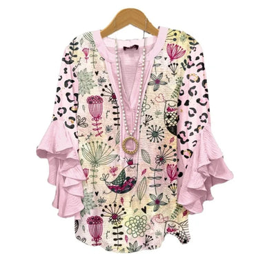 Silk blouse "Garden Party" – Soft & sophisticated