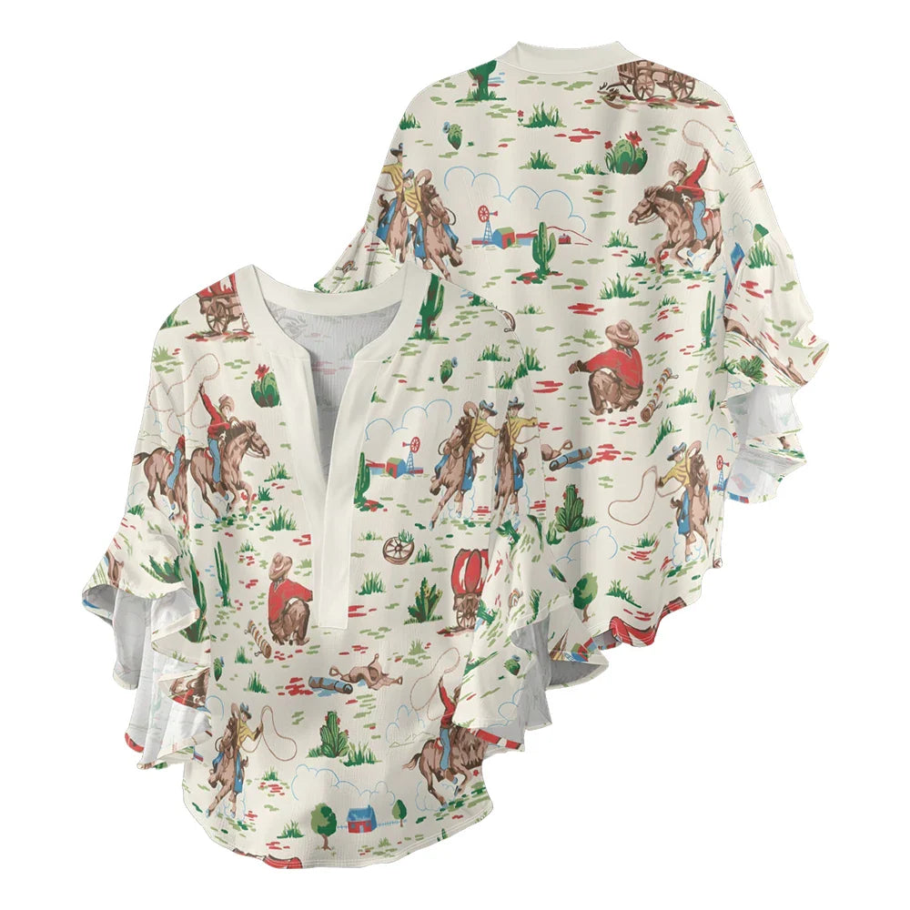 Silk blouse "Garden Party" – Timeless & chic