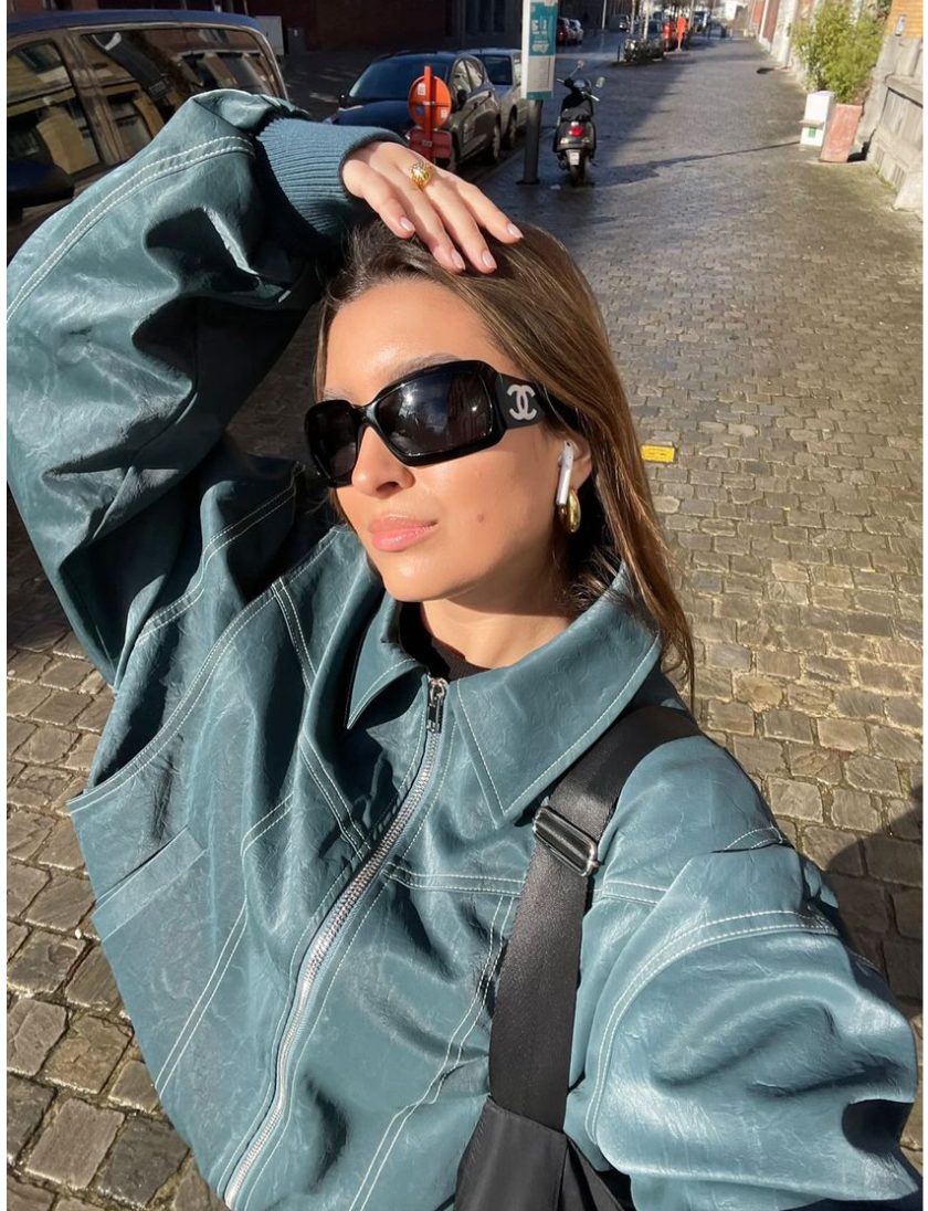 Leather jacket "Weekend Getaway" – Timeless & chic
