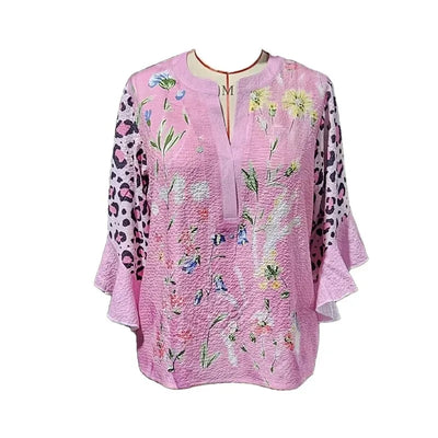 Silk blouse "Garden Party" – Soft & sophisticated