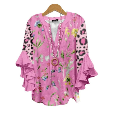 Silk blouse "Garden Party" – Soft & sophisticated